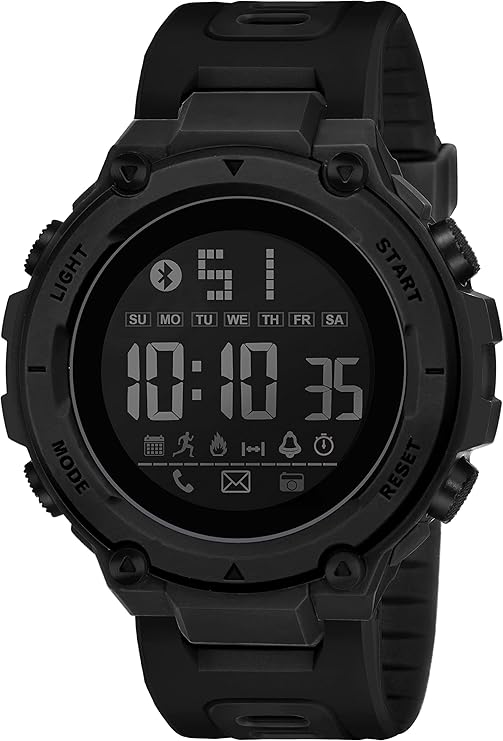 Digital Sports Watch Black | Digital Sports Stylish Multifunctional Electronic LED Black Dial Wrist Watch for Men Boys
