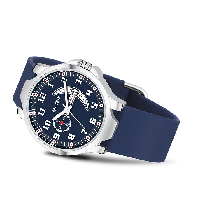 Classic Watch for men | Soft Silicone Strap Analog Watch for Men