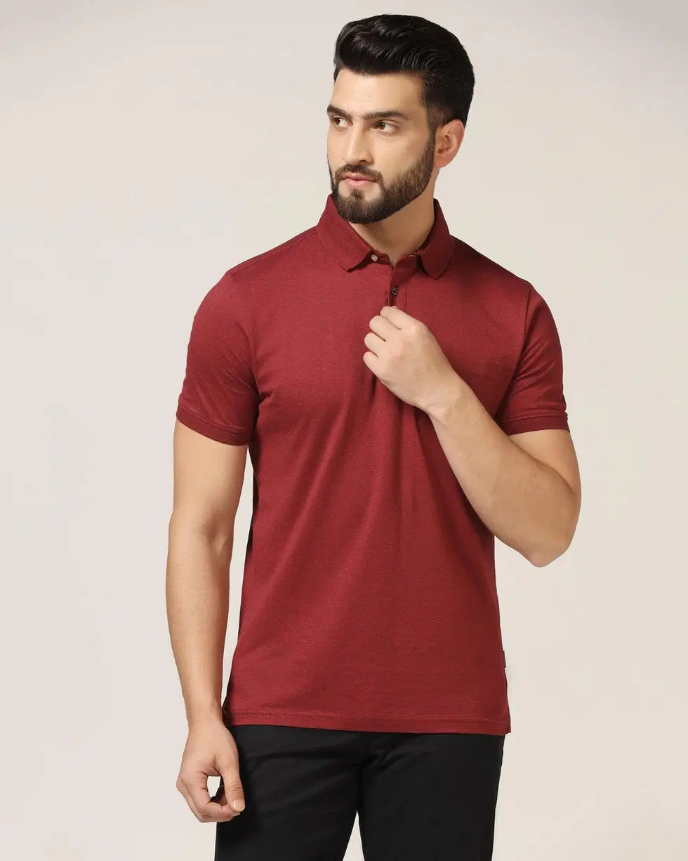 Premium Cotton Polo T-shirt | Regular Fit Polo for Men